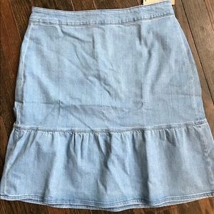 Size 10 denim J Crew skirt.  New with tags.